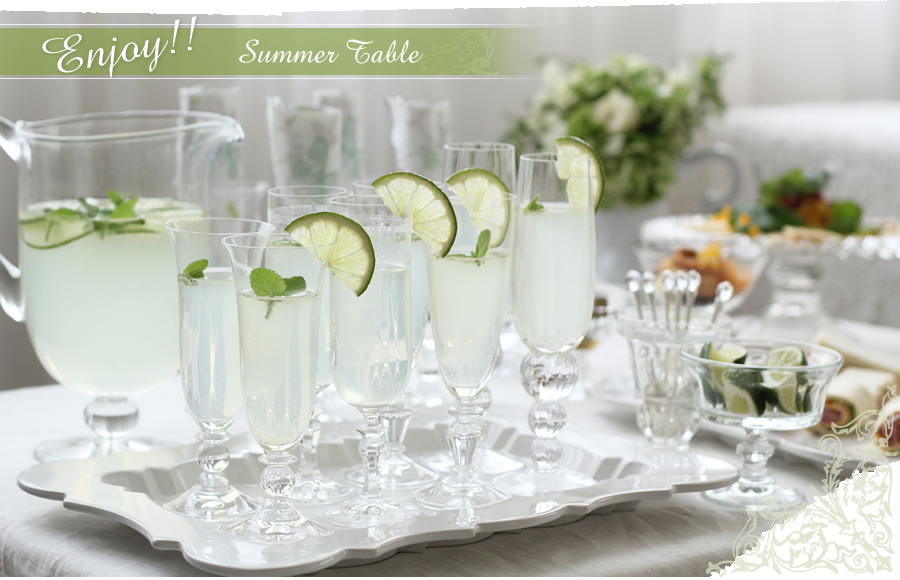 Enjoy summer table