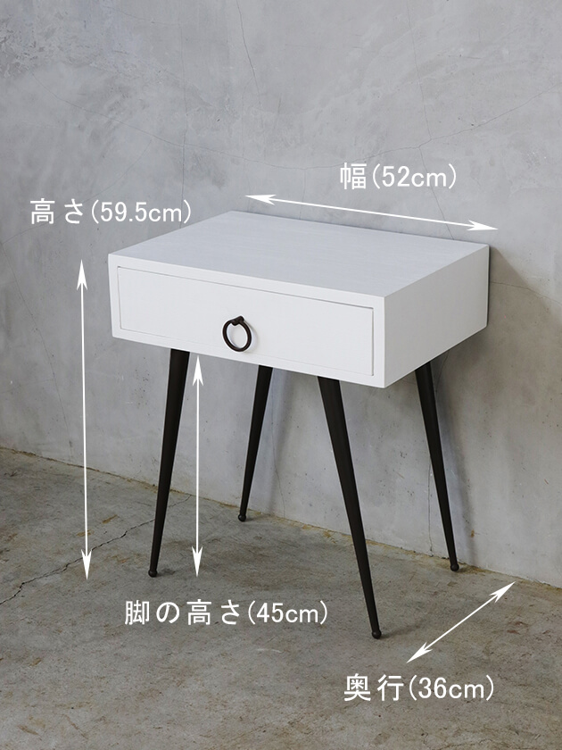 BLANC D'IVOIRE�����ɥơ��֥�LOLA�ۥ磻�� �֥��ǥ��ܥ��