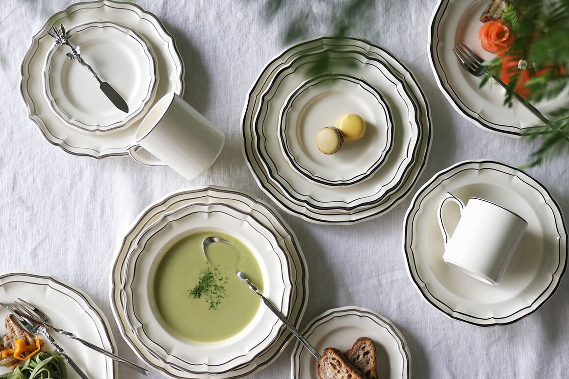 Gienǥʡץ졼 Filet MANGANESE ե Gien Filet MANGANESE Dinner Plate