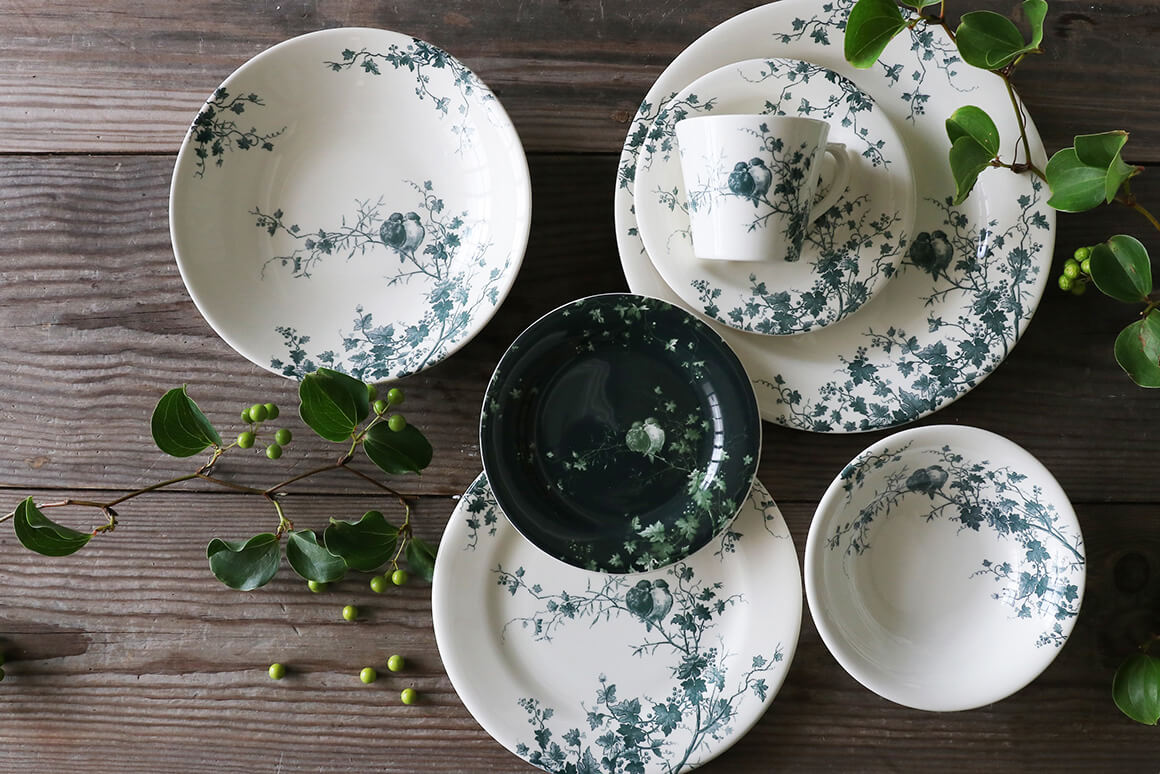 Gienǥȥץ졼Les Oiseaux 󥪥 Gien Les Oiseaux Dessert Plate