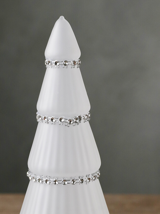 ガラスツリーLEDライトSNOW