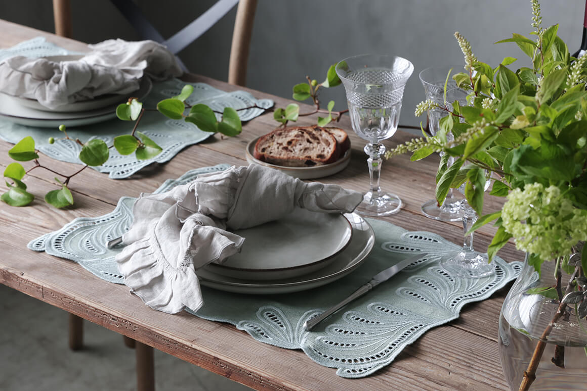 Borgo delle tovaglie�ץ졼���ޥå�Tecla 50x35cm �饤�ȥ��꡼��������� �ܥ르 �ǥ� �ȥ������ꥧ