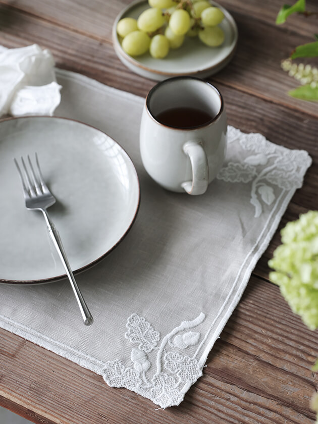 Borgo delle tovaglieプレースマットQuercia 50x35cm マスティックx