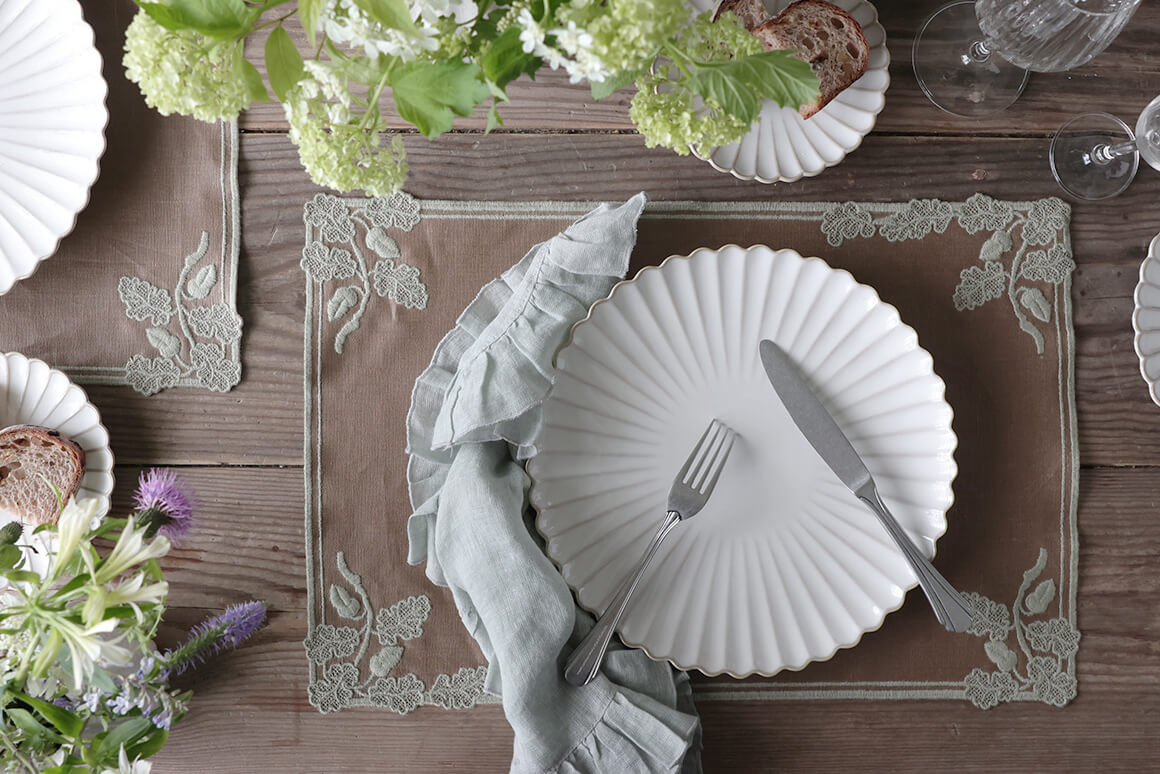 Borgo delle tovaglie�ץ졼���ޥå�Quercia 50x35cm �֥饦����饤�ȥ��꡼�� �ܥ르 �ǥ� �ȥ������ꥧ