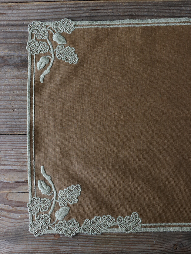 Borgo delle tovaglie�ץ졼���ޥå�Quercia 50x35cm �֥饦����饤�ȥ��꡼�� �ܥ르 �ǥ� �ȥ������ꥧ
