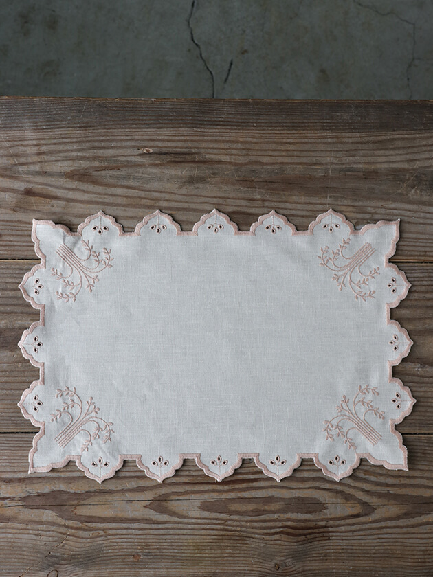 Borgo delle tovaglie�ץ졼���ޥå�Eden 50x35cm ����ȣ��ԥ󥯥١����� �ܥ르 �ǥ� �ȥ������ꥧ
