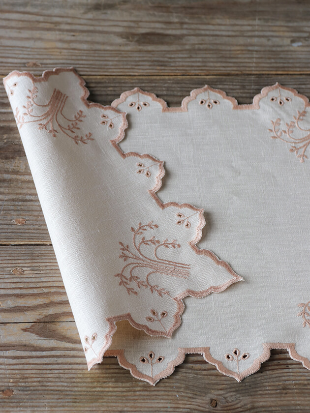 Borgo delle tovaglie�ץ졼���ޥå�Eden 50x35cm ����ȣ��ԥ󥯥١����� �ܥ르 �ǥ� �ȥ������ꥧ