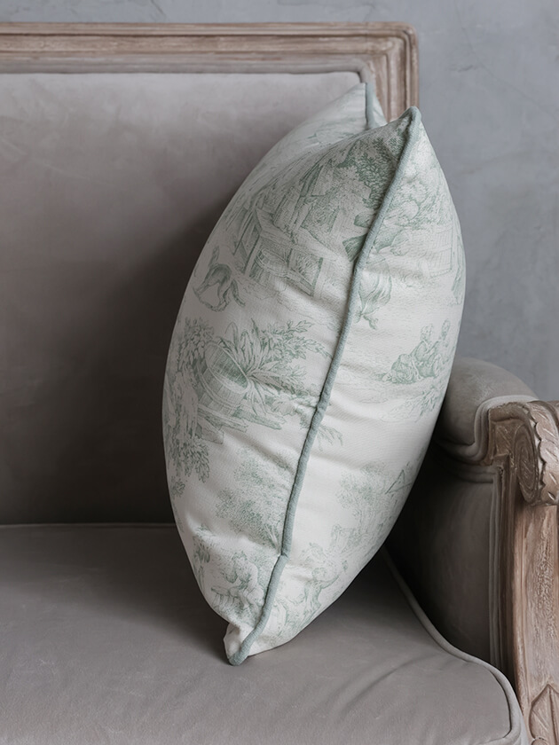 Borgo delle tovaglie���å���󥫥С�Filo �ȥ��ɥ��奤 45x45cm �饤�ȥ��꡼�� �ܥ르 �ǥ� �ȥ������ꥧ