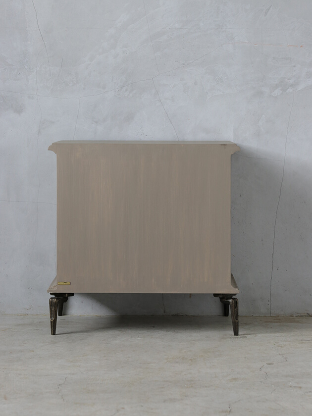 BLANC D'IVOIREサイドテーブルGABRIELLEグレージュ