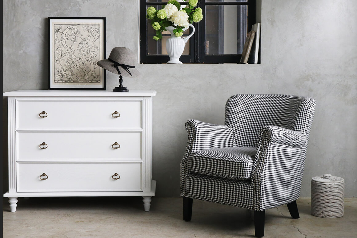 BLANC D'IVOIRECLAUDE Houndstooth ֥ǥܥ