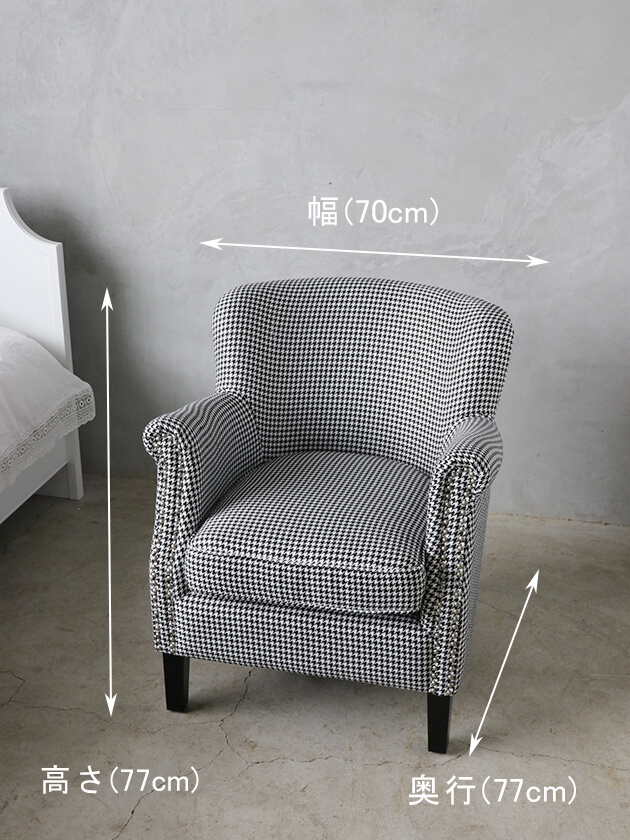 BLANC D'IVOIRECLAUDE Houndstooth ֥ǥܥ