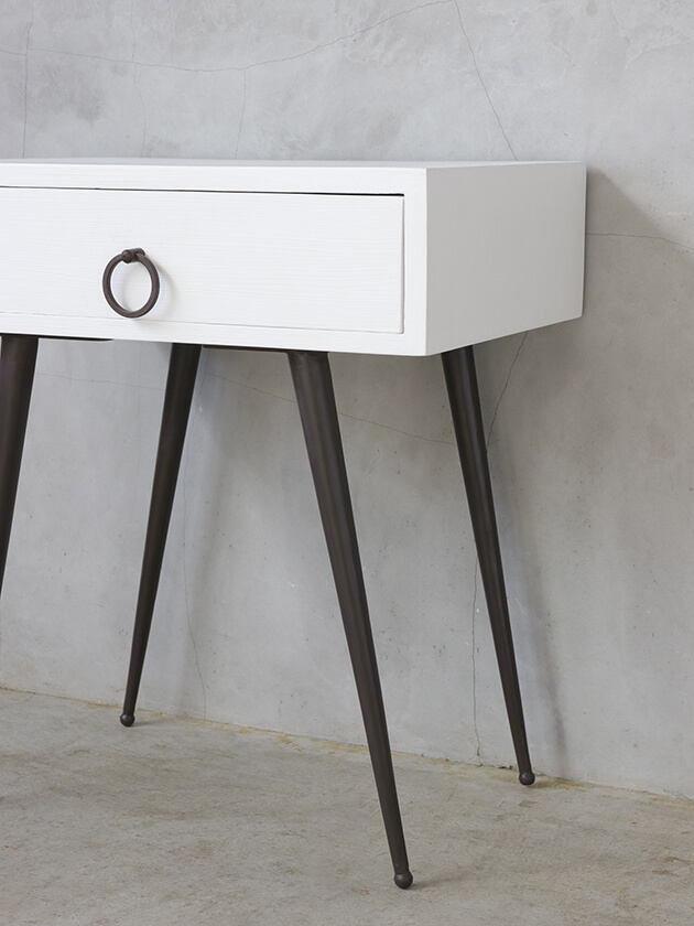 BLANC D'IVOIRE�����ɥơ��֥�LOLA�ۥ磻�� �֥��ǥ��ܥ��