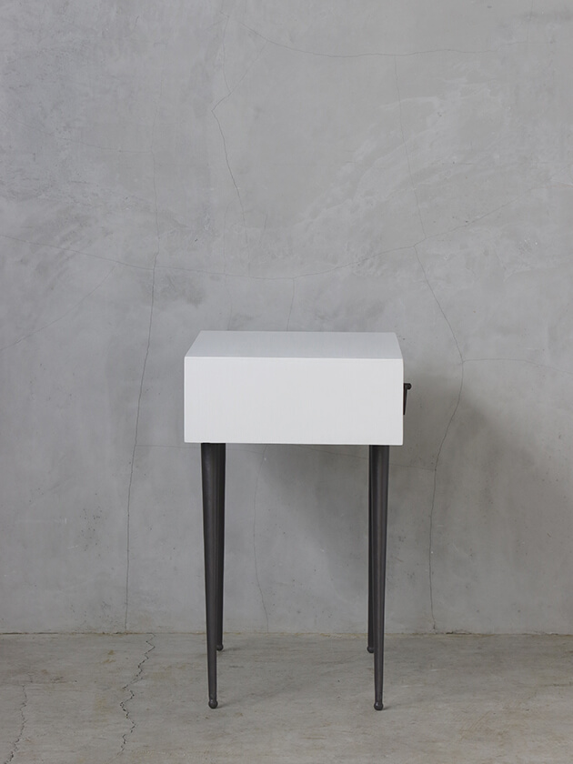 BLANC D'IVOIRE�����ɥơ��֥�LOLA�ۥ磻�� �֥��ǥ��ܥ��