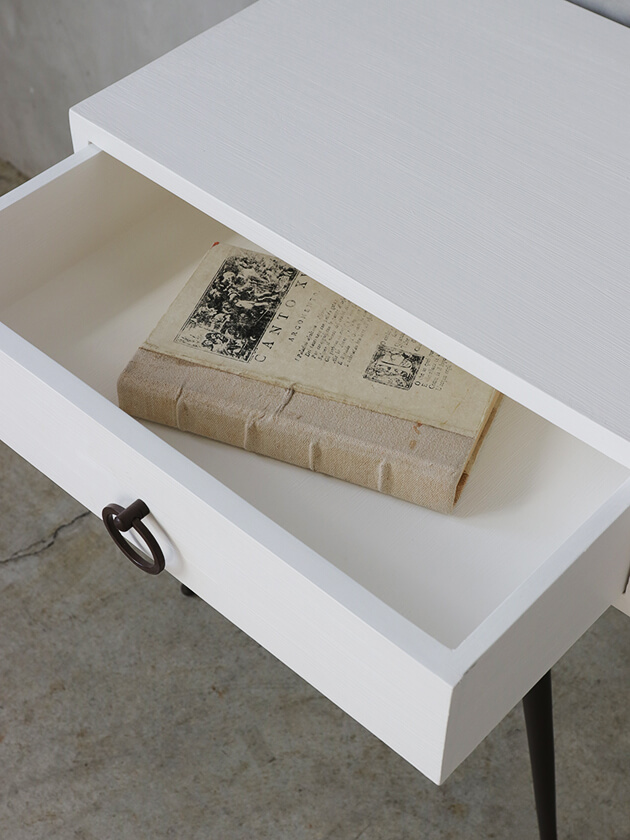 BLANC D'IVOIRE�����ɥơ��֥�LOLA�ۥ磻�� �֥��ǥ��ܥ��