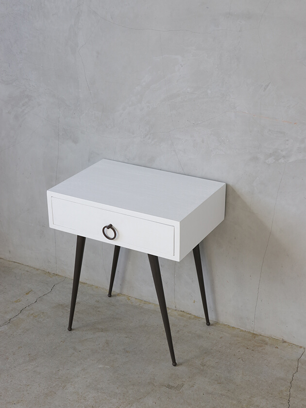 BLANC D'IVOIRE�����ɥơ��֥�LOLA�ۥ磻�� �֥��ǥ��ܥ��