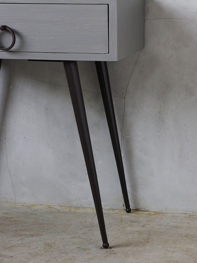 BLANC D'IVOIREサイドテーブルLOLAグレー