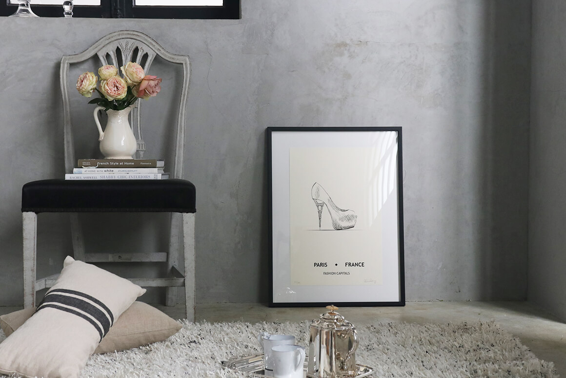 サラグレースLUX IN ART 額絵 ファッションキャピタル London