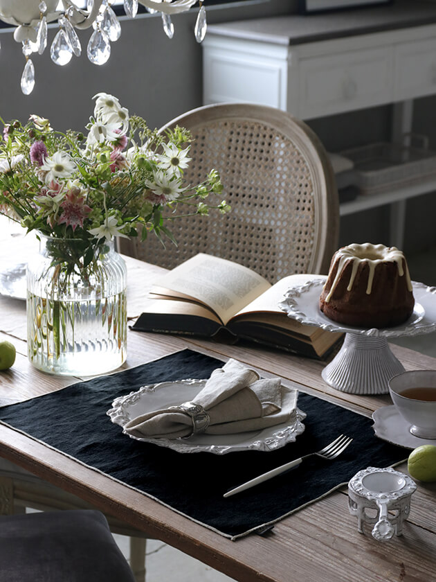 Haomy��ͥ�ץ졼���ޥå�VENISE�֥�å�35x47cm �ϥ��ߡ�
