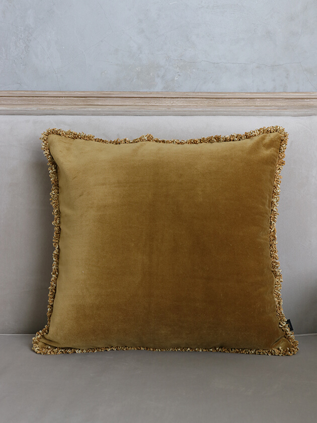 HaomyクッションカバーKOBE 45x45cmゴールド