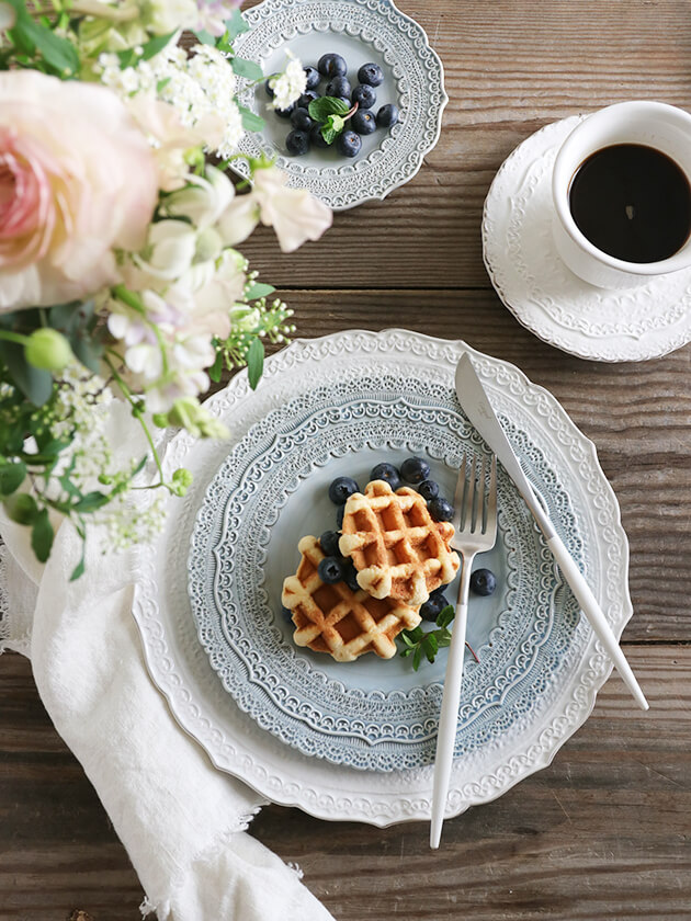 ELIOS FINEZZA エリオス フィネッツァ デザートプレート 23cmブルー