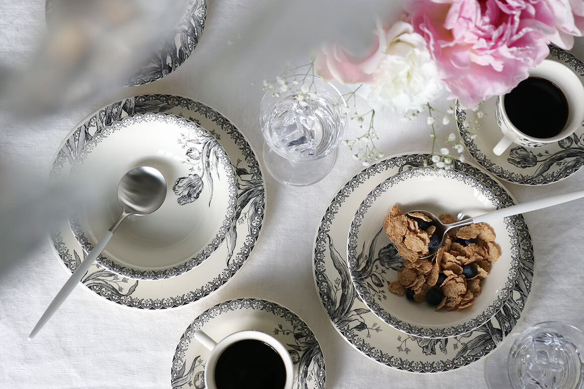GienꥢܥTulipes 塼å Gien Tulipes Cereal bowl
