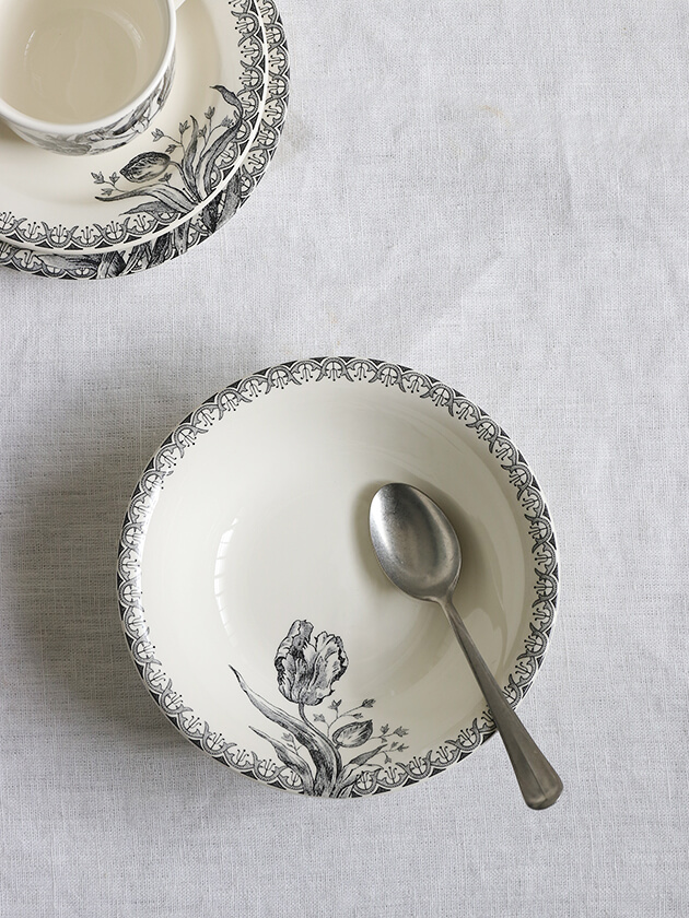 GienꥢܥTulipes 塼å Gien Tulipes Cereal bowl