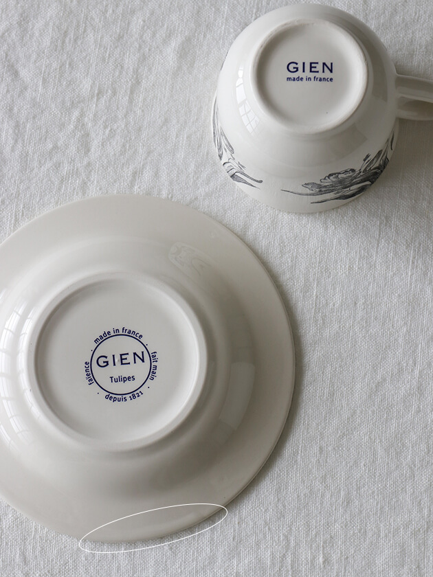 Gienå&Tulipes 塼å Gien Tulipes Cup&Saucer