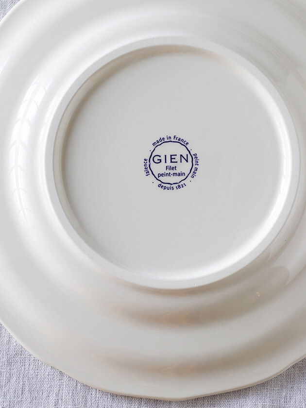 Gienǥʡץ졼 Filet MANGANESE ե Gien Filet MANGANESE Dinner Plate