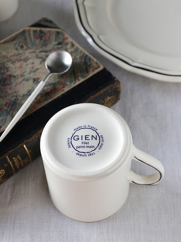 GienޥåFilet MANGANESE ե Gien Filet MANGANESE Mug Cup