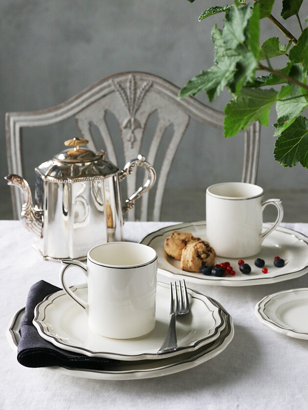 Gien�ޥ����å�Filet TAUPE ������ե��� Gien Filet Taupe Mug Cup