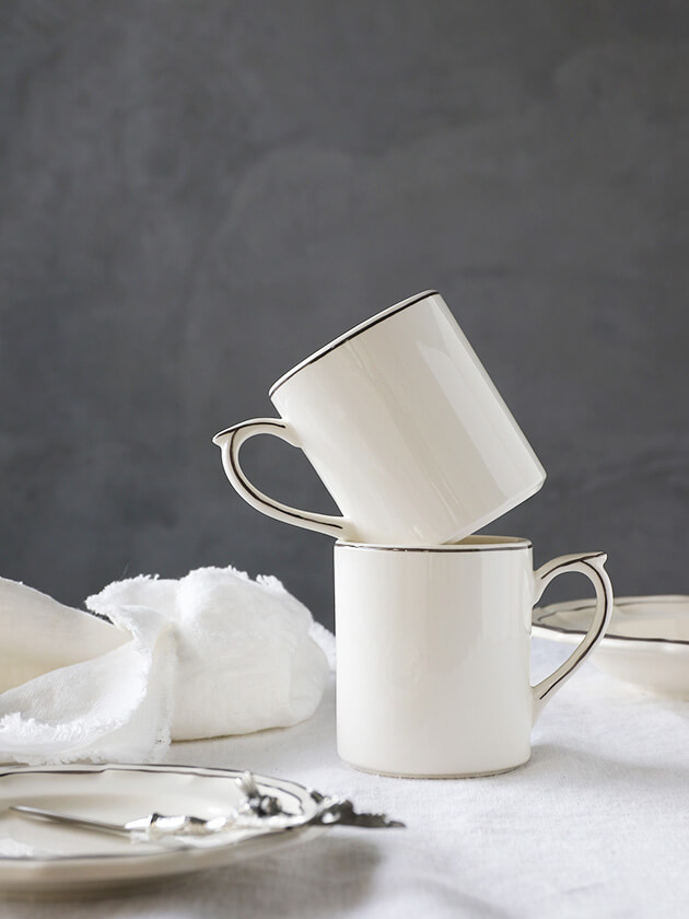 Gien�ޥ����å�Filet TAUPE ������ե��� Gien Filet Taupe Mug Cup