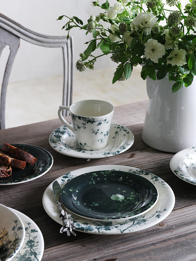 GienѥLes Oiseaux 󥪥 Gien Les Oiseaux Bread Plate