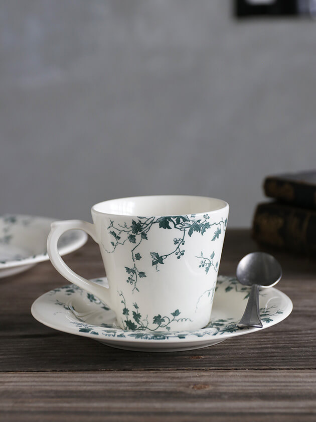 Gienå&Les Oiseaux 󥪥 Gien Les Oiseaux Cup&Saucer