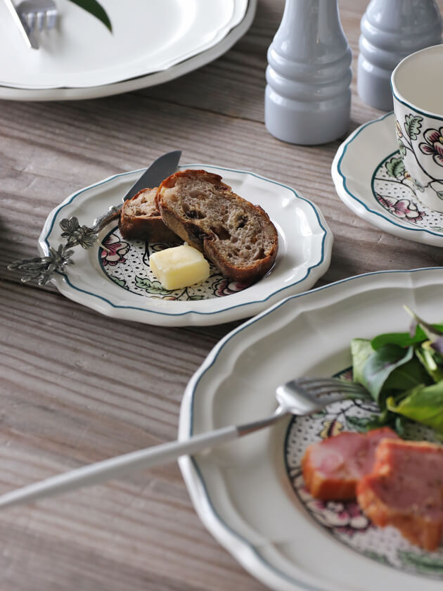 GienѥAntoinette Poisson Dominote 󥢥ȥͥåȥݥ諒 Gien Antoinette Poisson Dominote Bread Plate