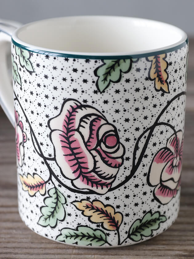 GienޥåAntoinette Poisson Dominote 󥢥ȥͥåȥݥ諒 Gien Antoinette Poisson Dominote Mug Cup