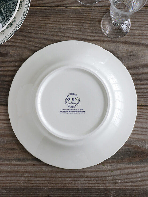 Gienǥʡץ졼Monogramme Depareillees Υ Gien Monogramme Depareillees Dinner Plate