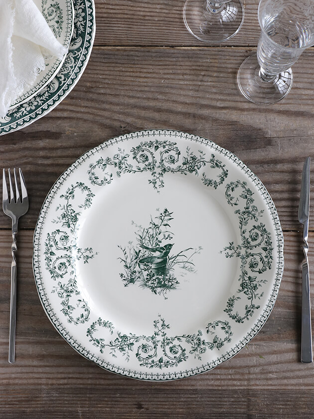 Gienǥʡץ졼Oiseau Depareillees 󥪥 Gien Oiseau Depareillees Dinner Plate