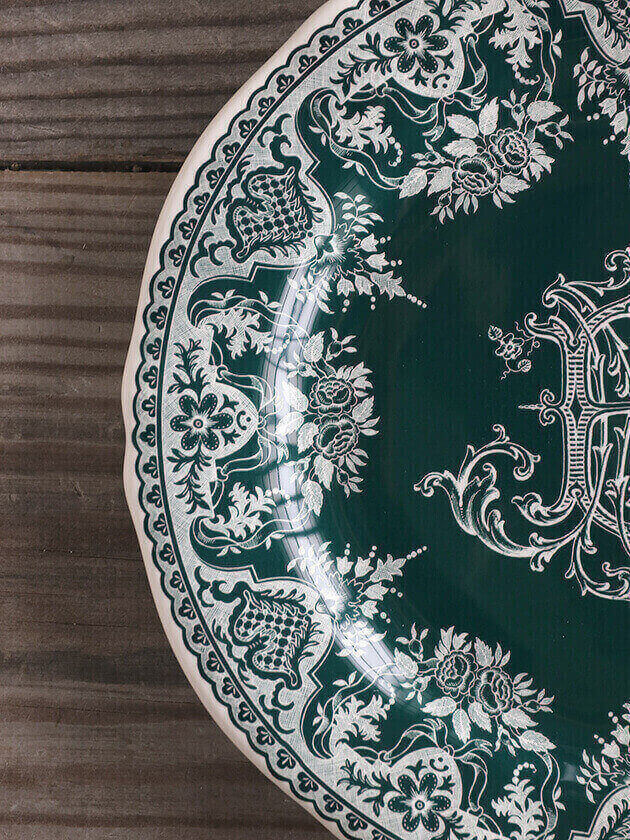 Gienǥȥץ졼Monogramme Depareillees Υ Gien Monogramme Depareillees Dessert Plate
