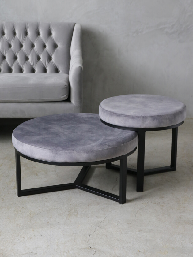 sofa domeアイアンプフトップドルフィングレーベルベット