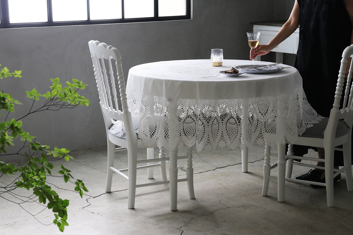 Fiorira un Giardino�饦��ɥӥˡ���ơ��֥륯�����ۥ磻��178cm �ե�����饦�󥸥��ǥ�����