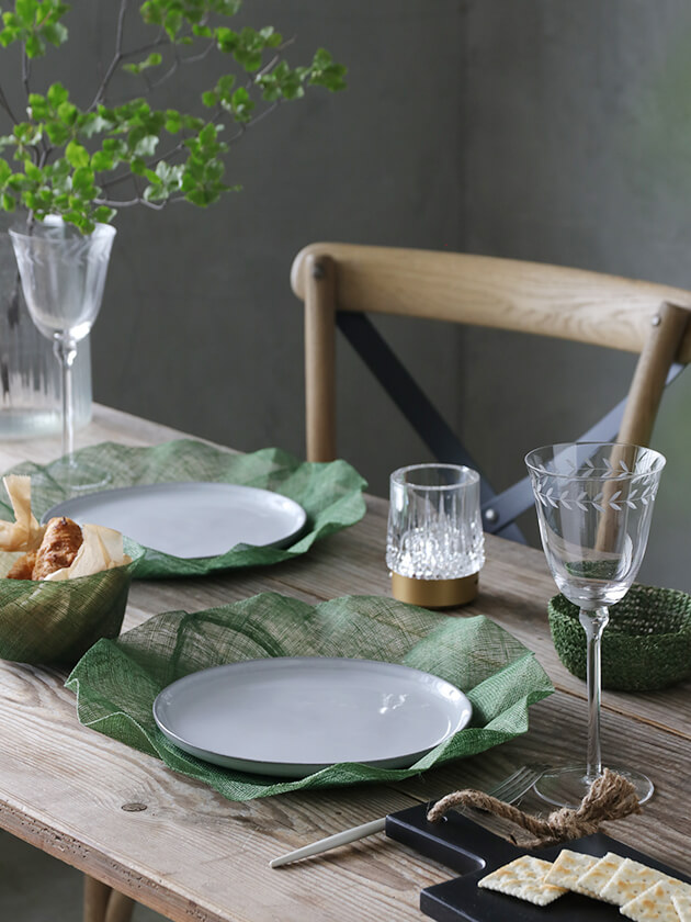 ＊デュ　クリエイティブ　デザイン＊アンダープレート（花）２枚セット アンティコフラワー BBプレートセット［ギフトセット］ | AWASAKA