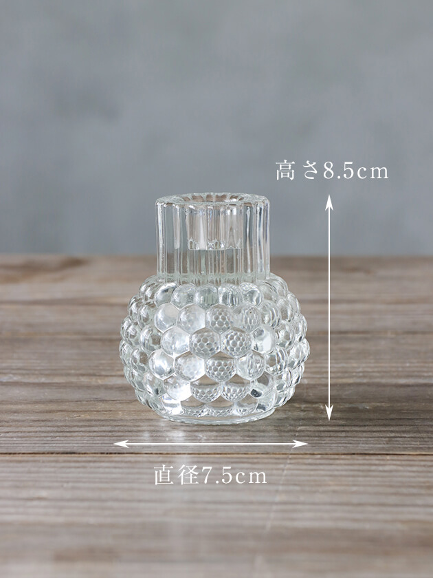 ヴェネチアンガラスキャンドルホルダー❋キャンドルスガワラ香立て