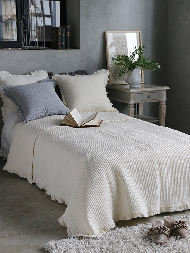 �٥åɥ��С�/���֥�frill�����ܥ꡼200x160cm