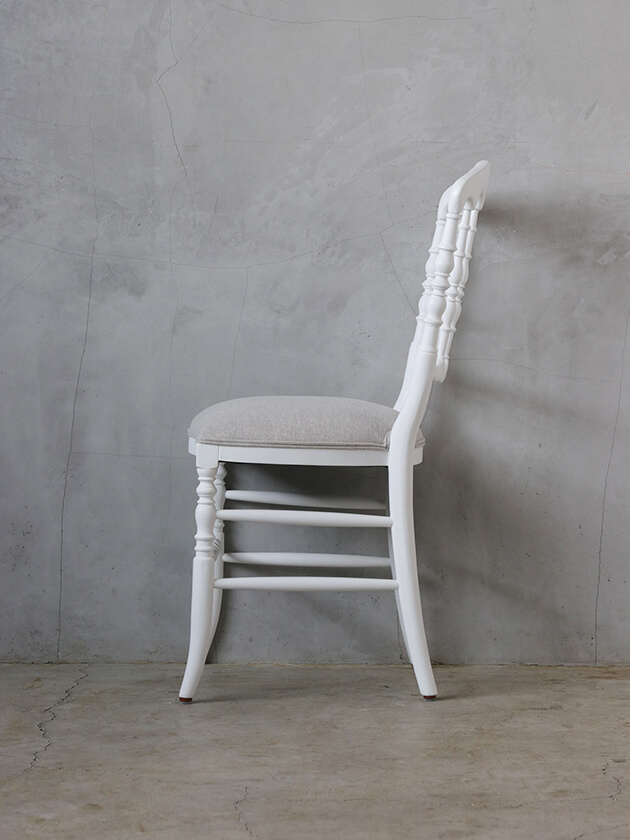 SGDダイニングチェアNapoleonホワイト