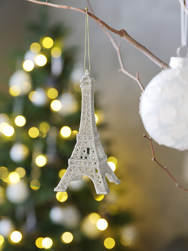 ShishiグリッターEiffel エッフェル塔Champagne14cm