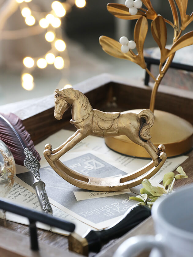 希少アンティークのロッキングホース！！馬のオブジェ！