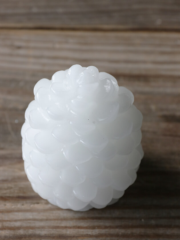 LEDライト松ぼっくりホワイト8cm サラグレース