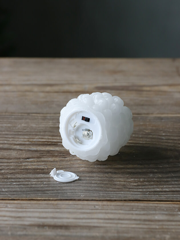 LEDライト松ぼっくりホワイト8cm サラグレース