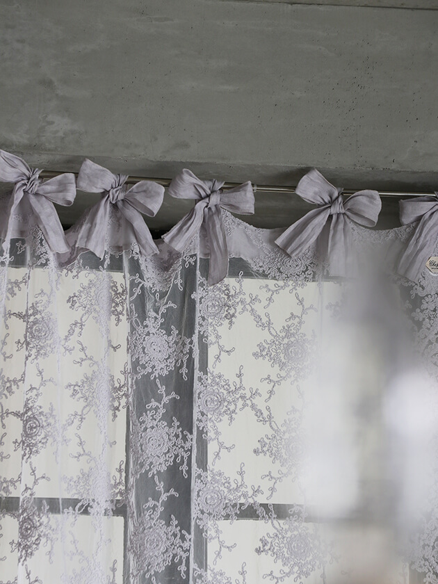 Chez moiカーテンCorinzioライトグレー120x220cm シェモア Chez moiカーテンCorinzioライトグレー120x220cm シェモア