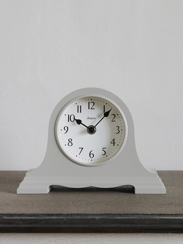 JonesクロックMantel Bライトグレー